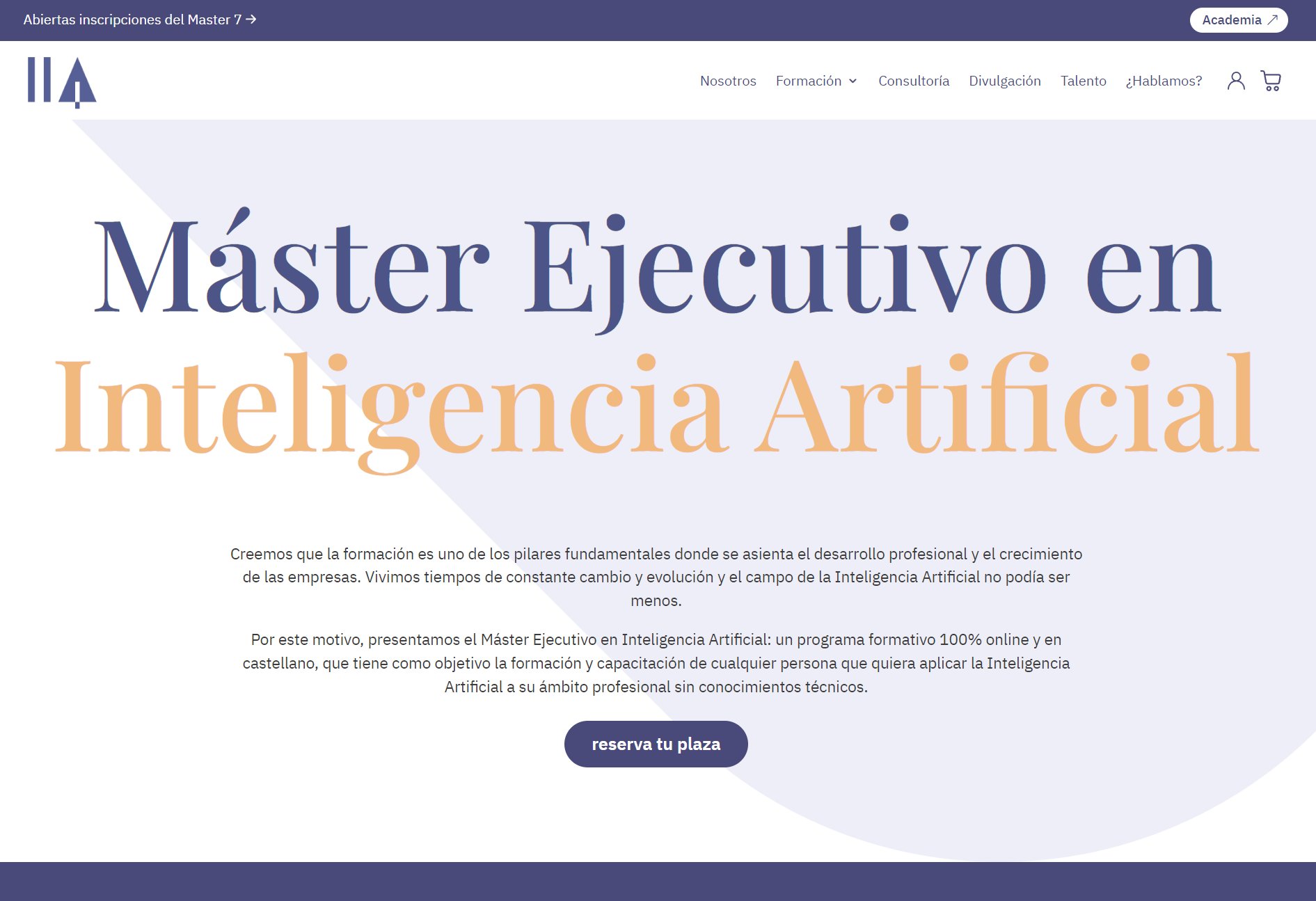 Master in AI: Executive Program Recommendation with Discount