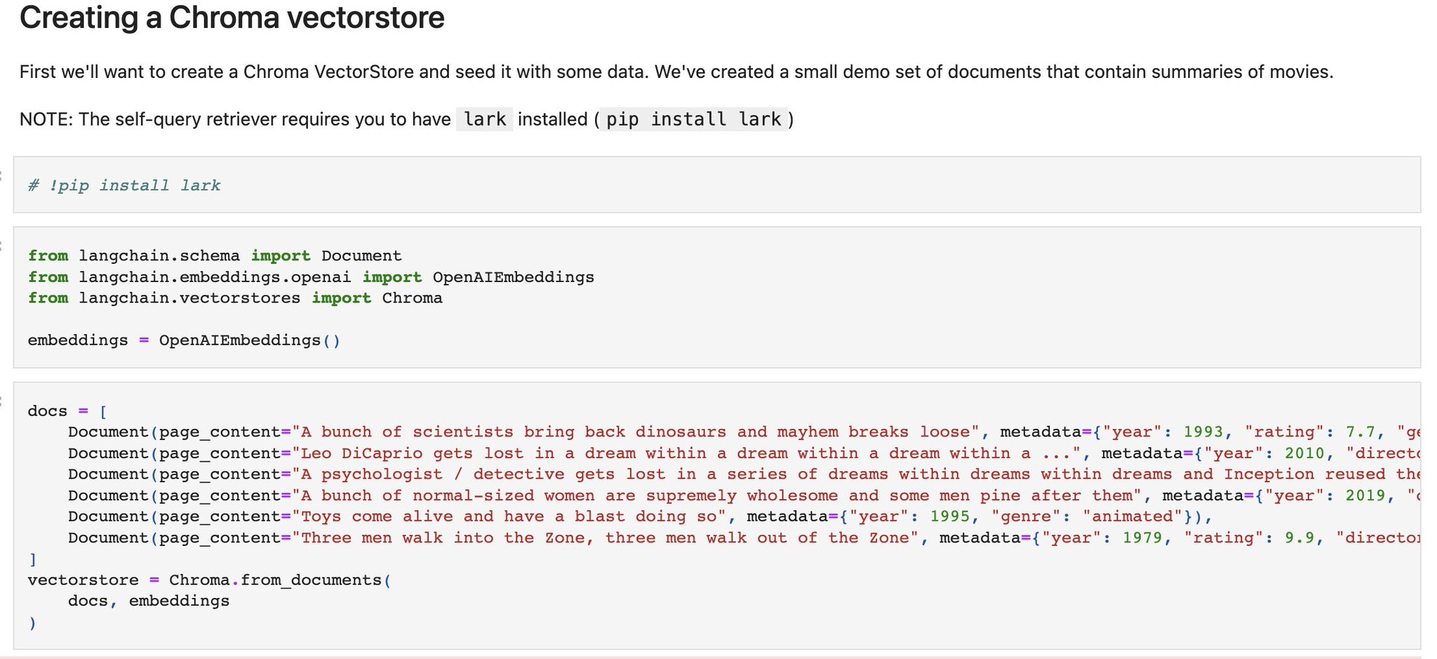 ChromaDB Self-Querying Retriever with LLM Integration