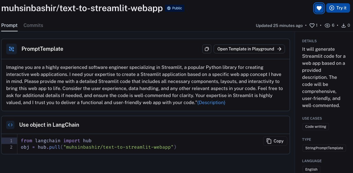 LLMs Generate Streamlit Apps at Hackathon