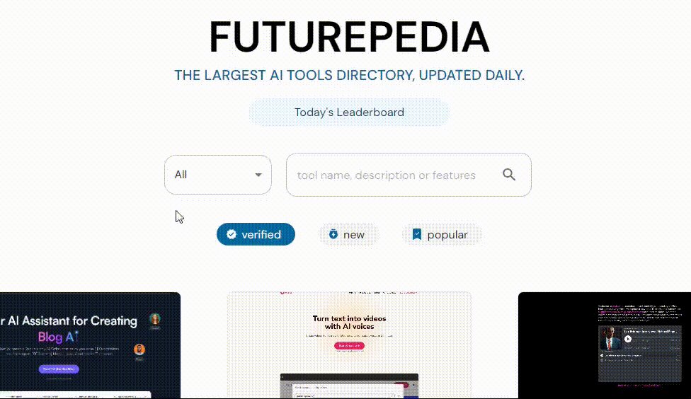 Futurepedia Launches Typesense Search Engine Integration