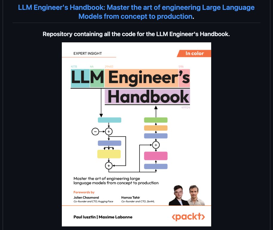 LLM Engineers Handbook: Essential Guide for Language Model Development