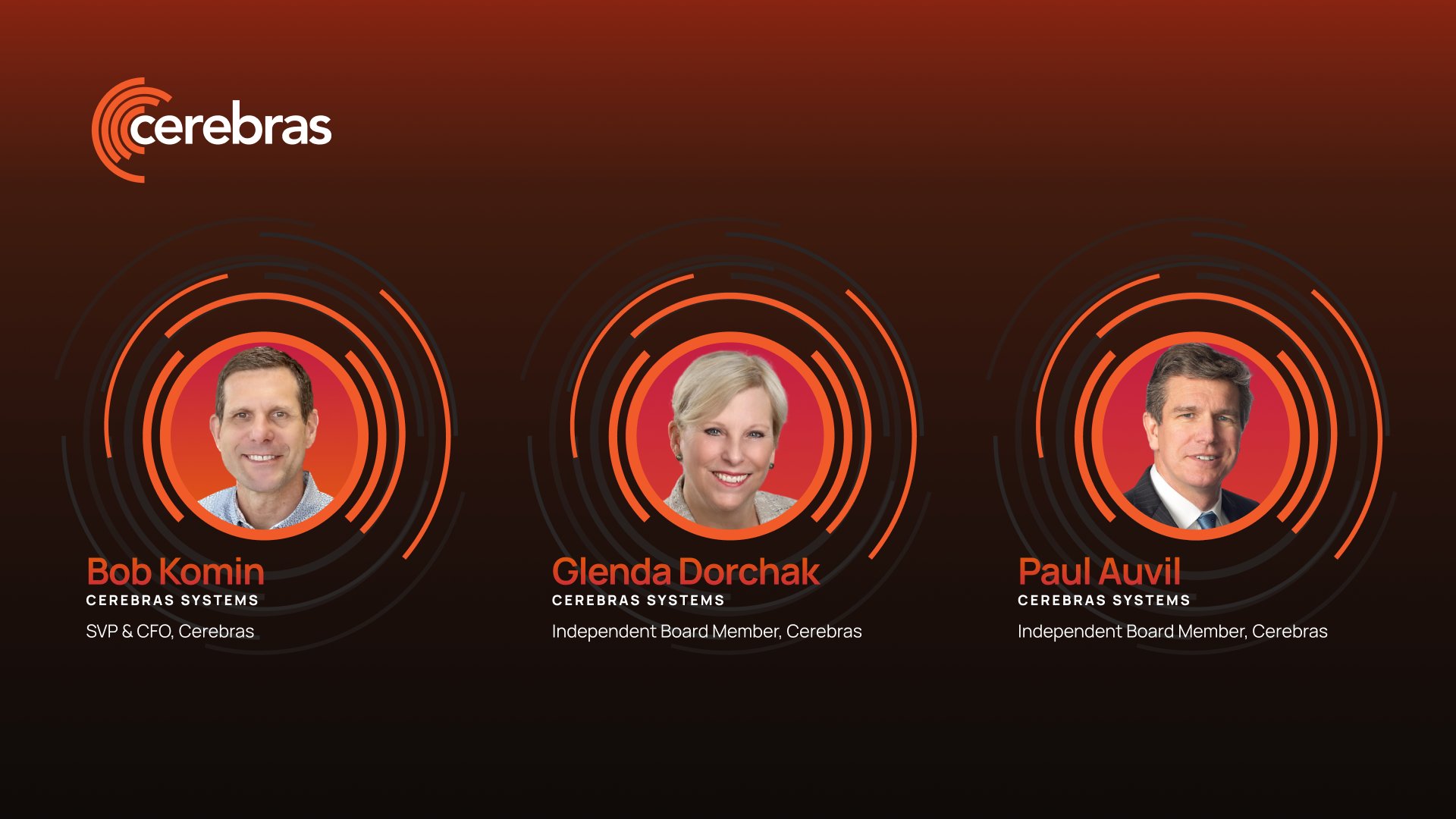 Cerebras Announces New Board Members and CFO