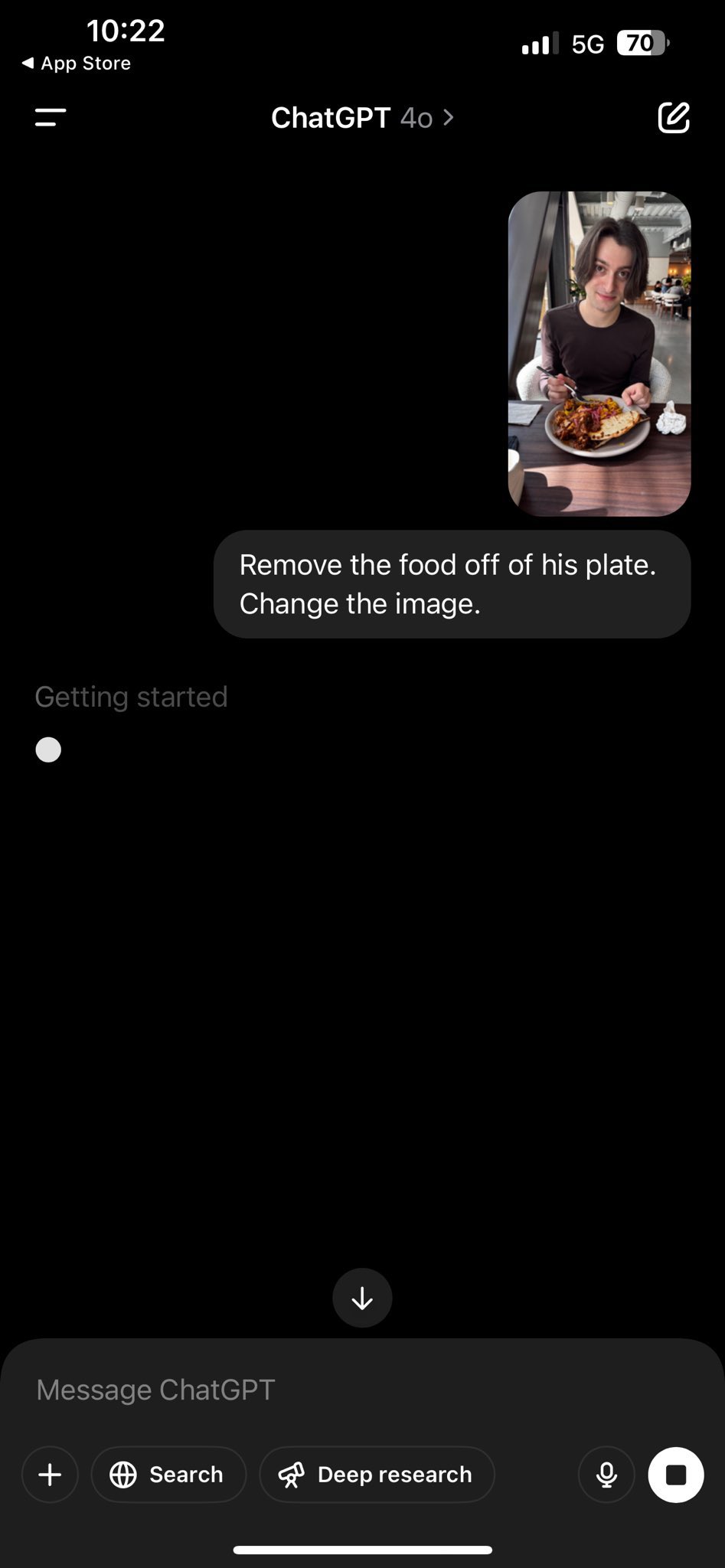 Native image generation starts rolling out to users