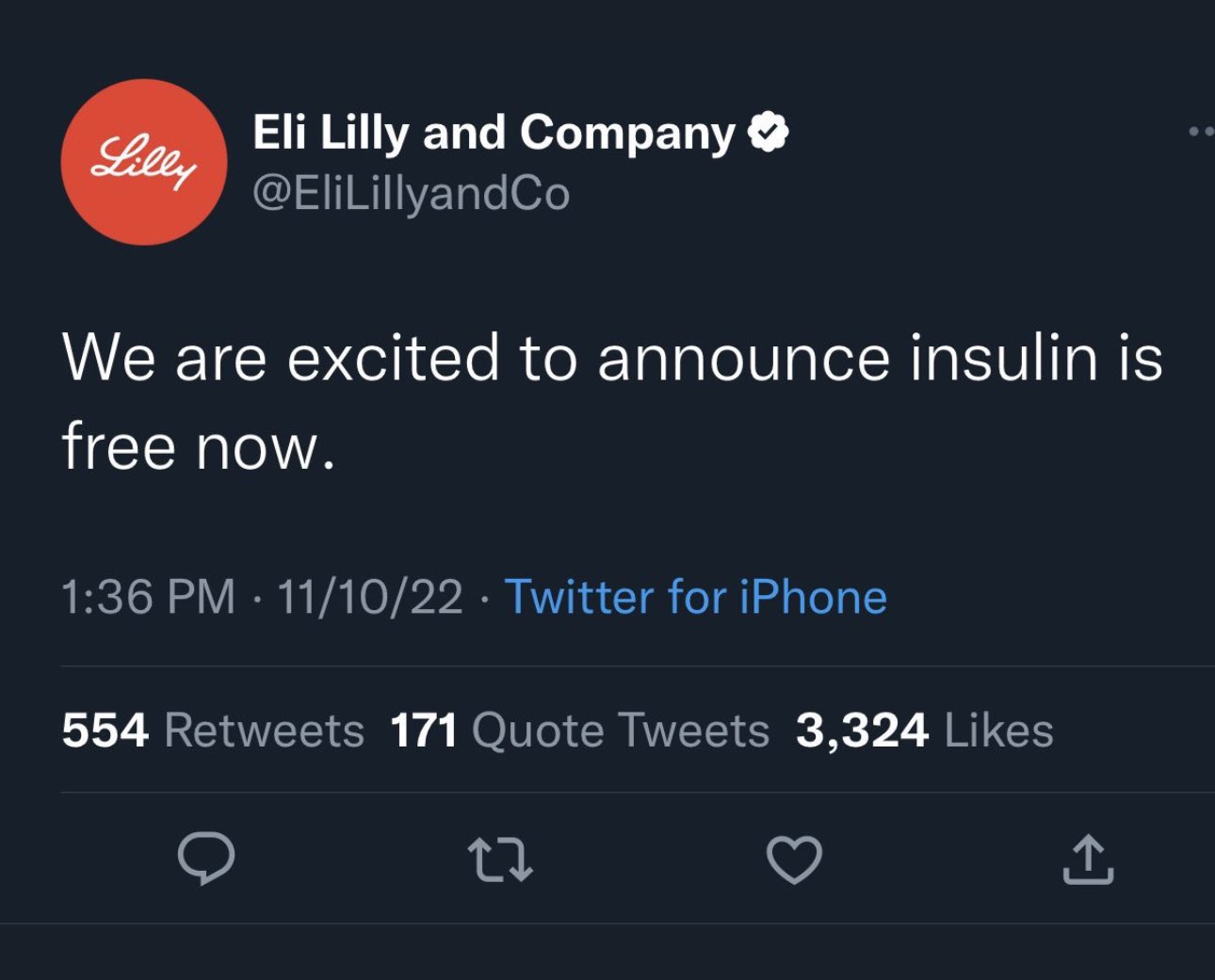 Eli Lilly Makes Insulin Free Major Healthcare Policy Win