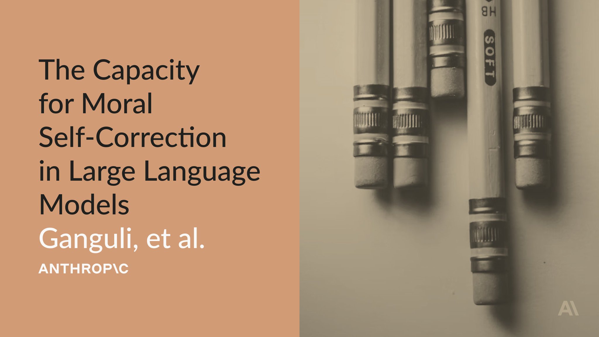 Moral Self-Correction Emerges in Large Language Models at 22B