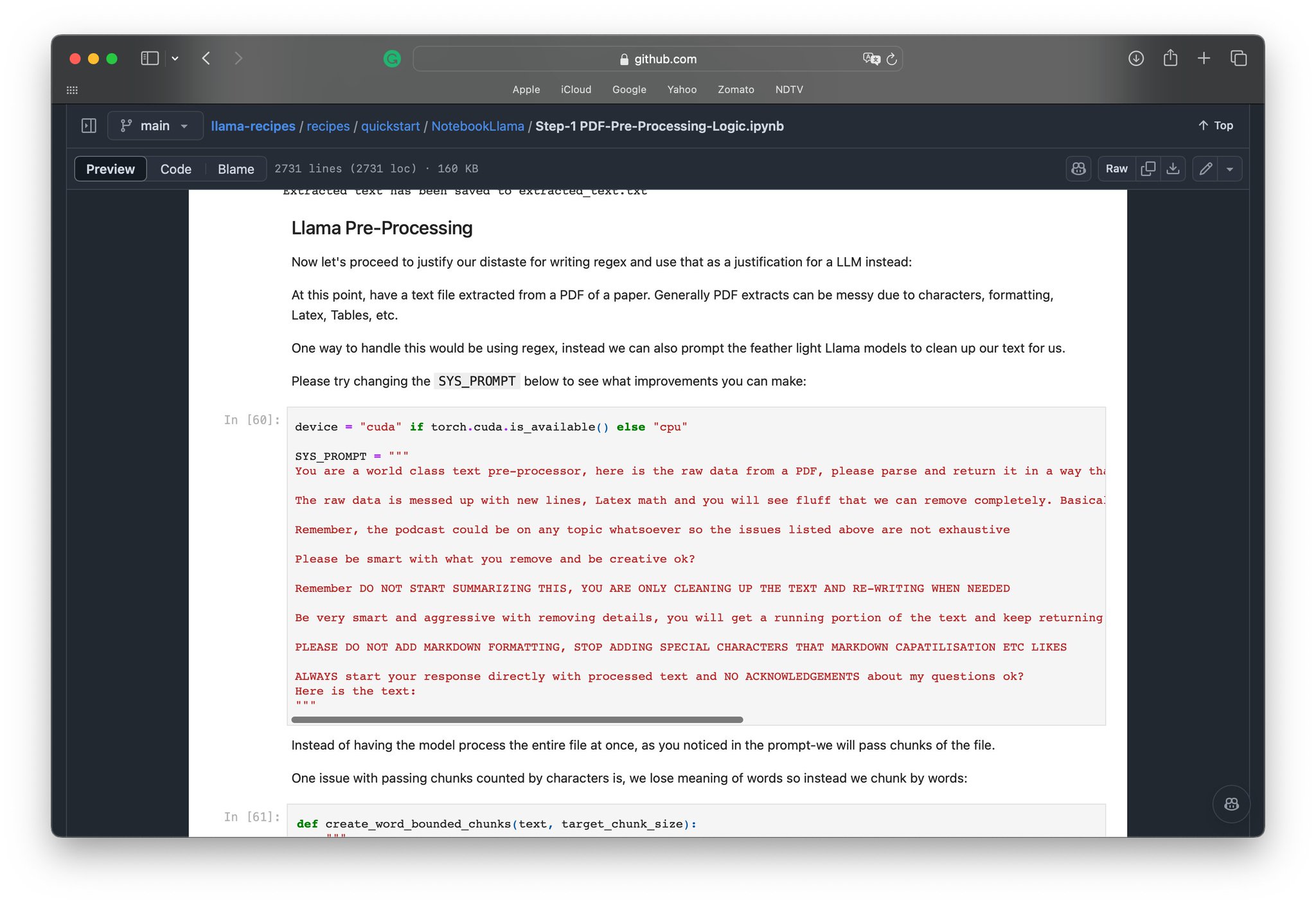 Llama PDF Pre-Processing Logic Guide Released