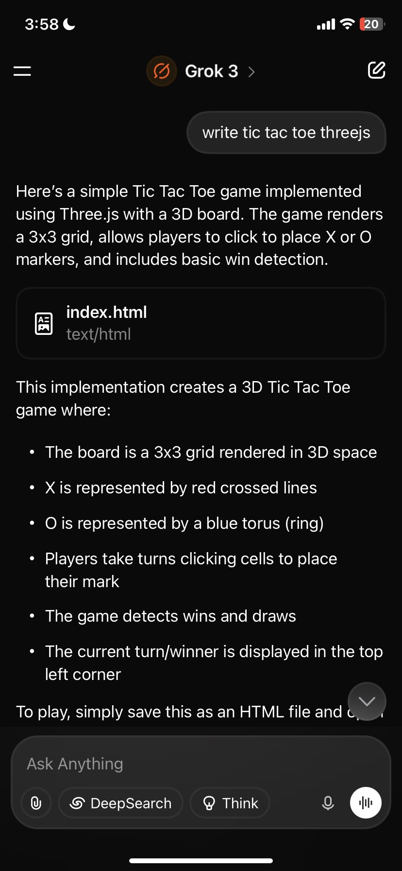 xAI Working on Artifacts Support for Grok iOS App
