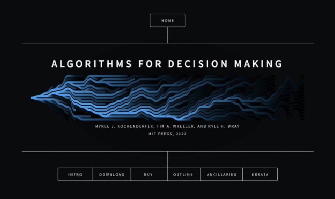 MIT eBook on Algorithms for Decision-Making Available Online