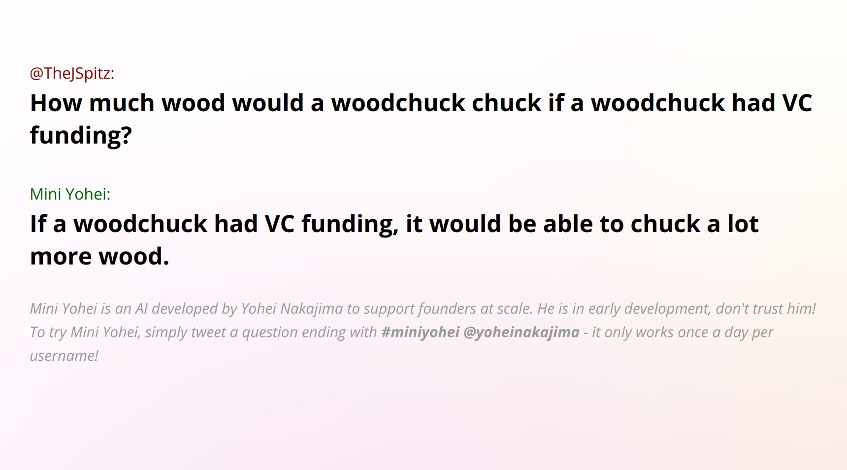 VC Funding Enables Greater Wood Chucking Capacity