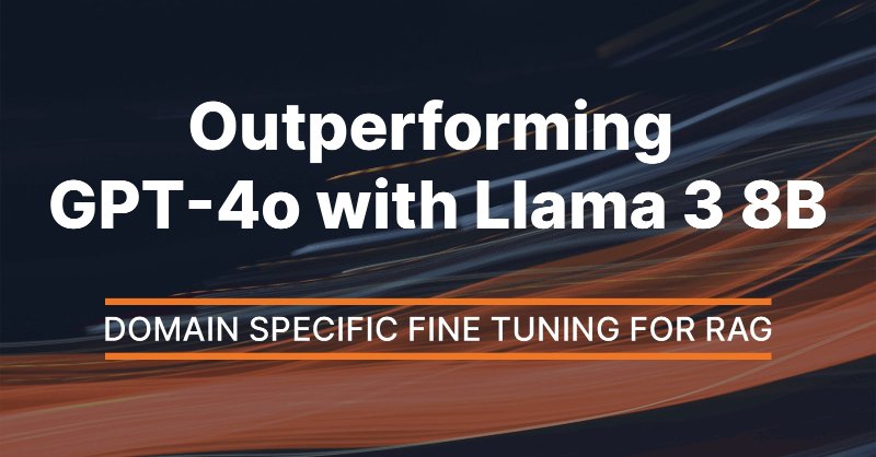 Fine-tuning Llama 3 8B Outperforms GPT-4o for Specialized Tasks
