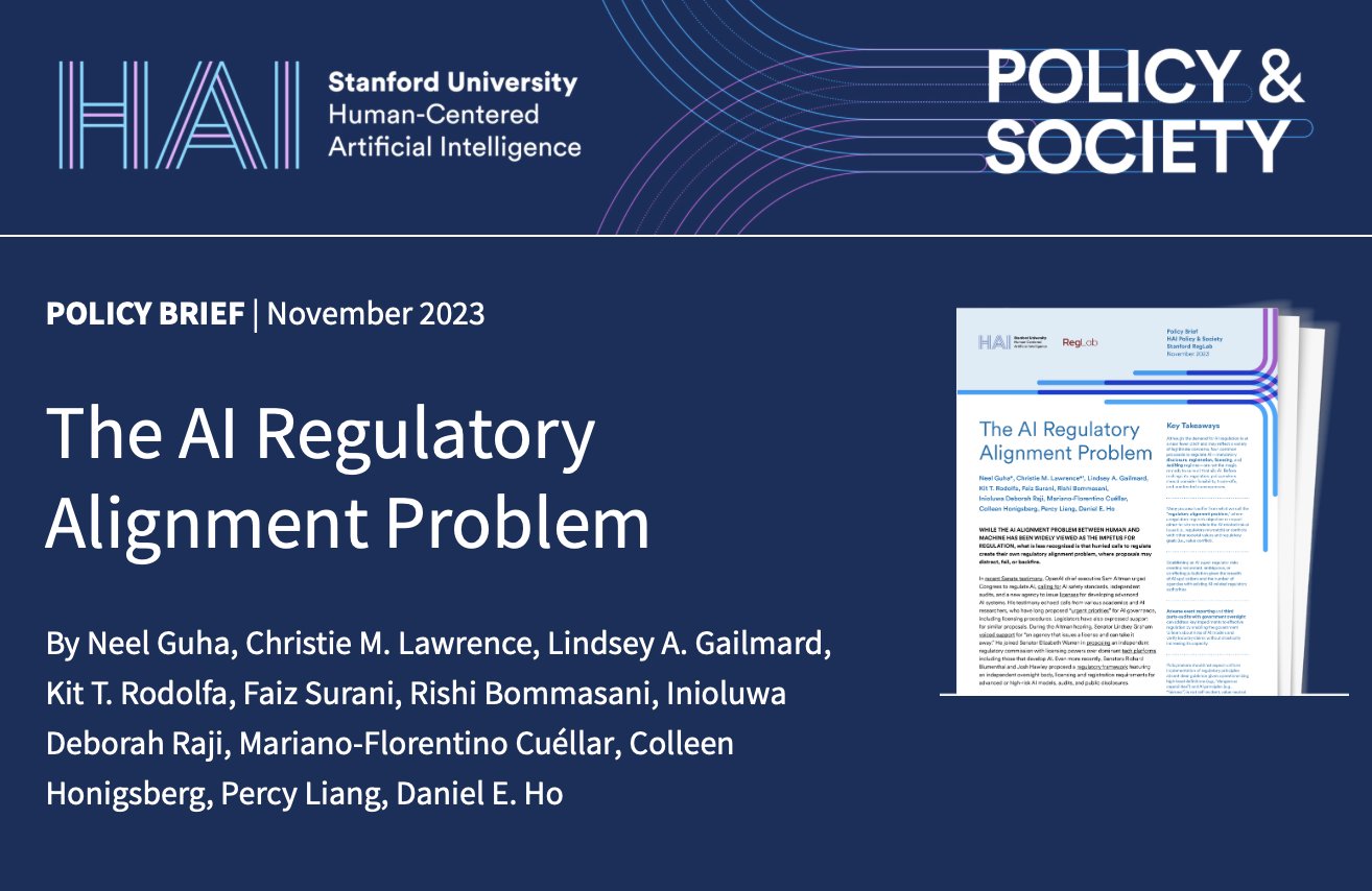 Stanford RegLab reveals AI regulatory alignment problem solutions
