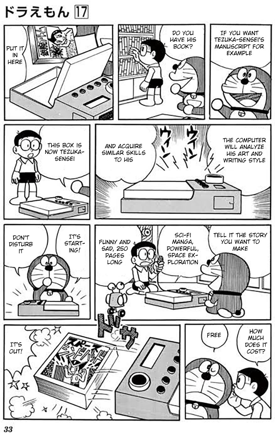 Doraemon Predicted AI Technology 44 Years Ago
