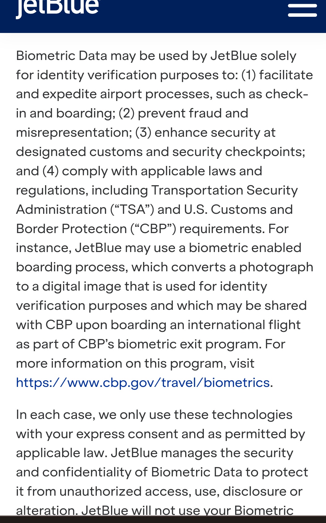 Biometric boarding consent concerns at airport gates