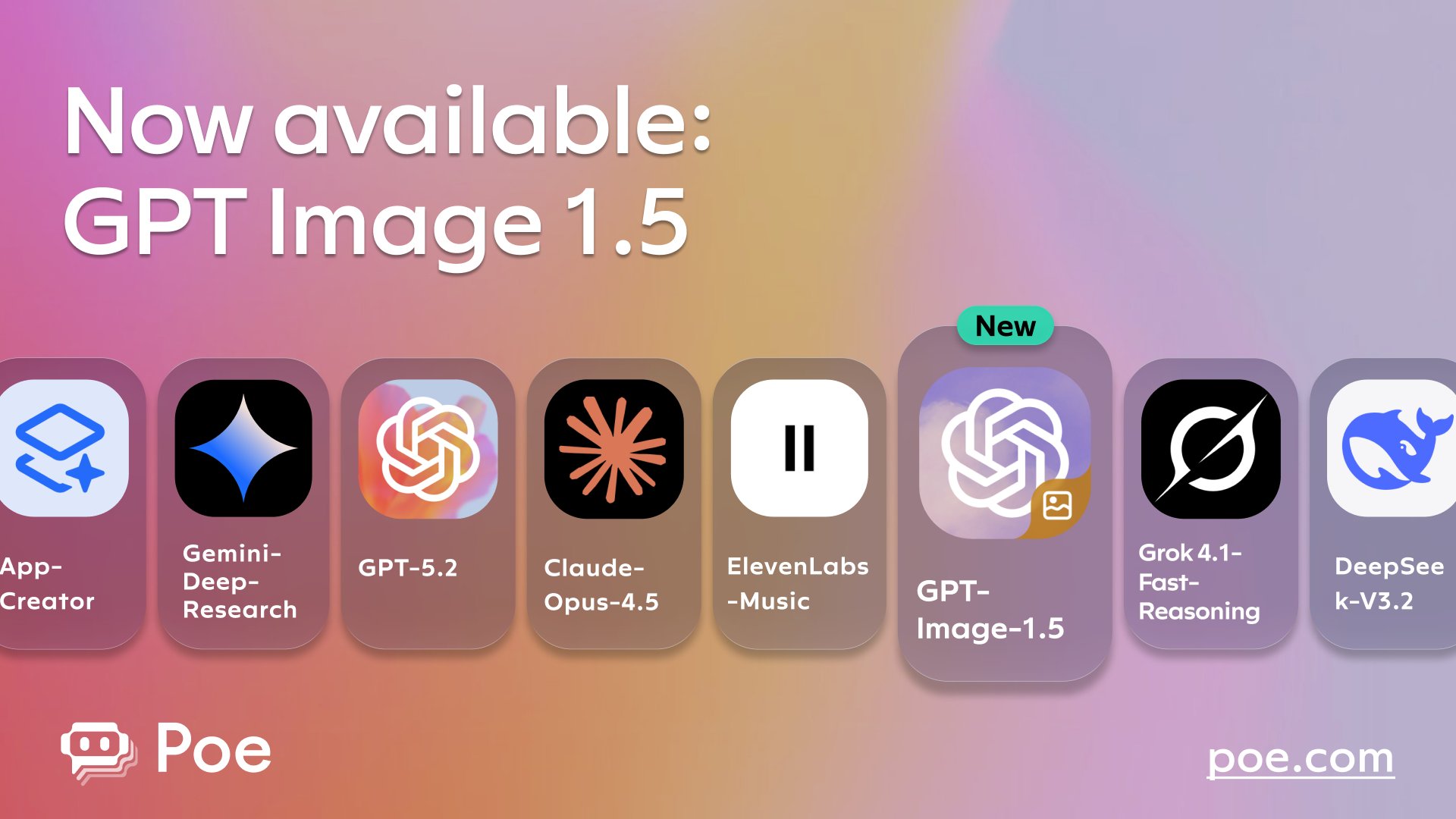 GPT-Image-1.5 Live on Poe: Advanced Image Generation