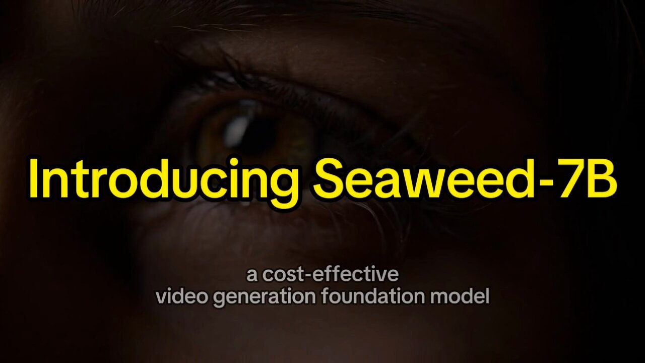 ByteDance Seaweed: Efficient 7B Video AI Model Released
