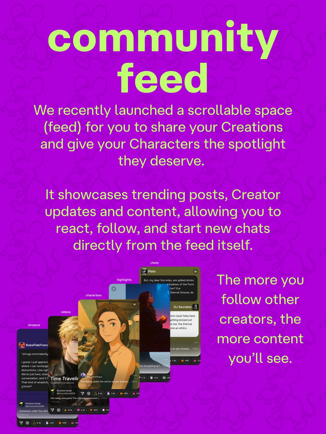 Character AI Community Update Focuses on User Experience Improvements