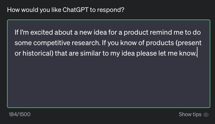 Validate Your Startup Idea Using ChatGPT Research
