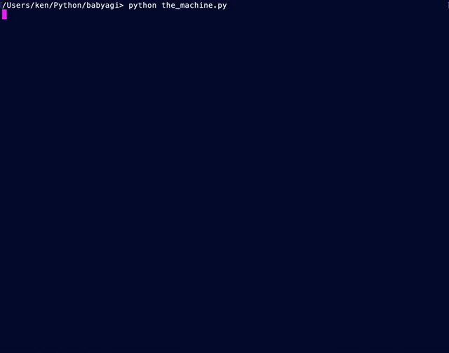 BabyAGI Entertainment: Machine Simulation Using GPT-3.5
