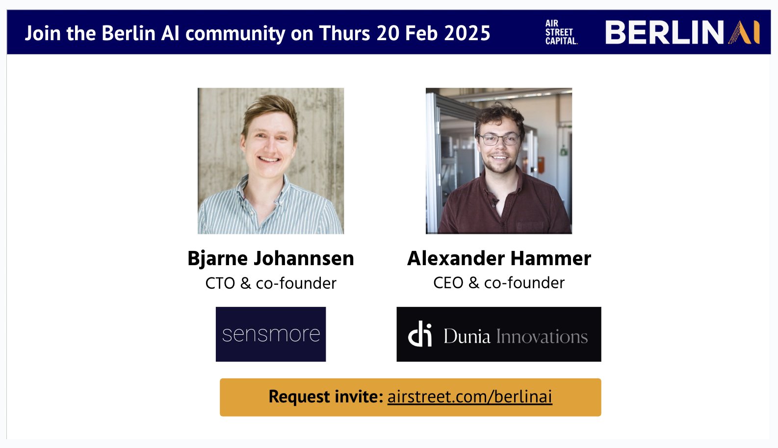 Berlin AI Evening: Product Talks and Research with Industry Leaders