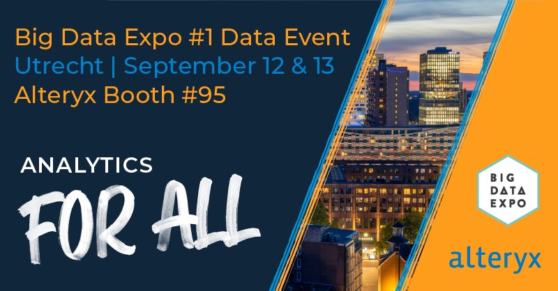 Gold Sponsor at Big Data Expo Utrecht September 2026