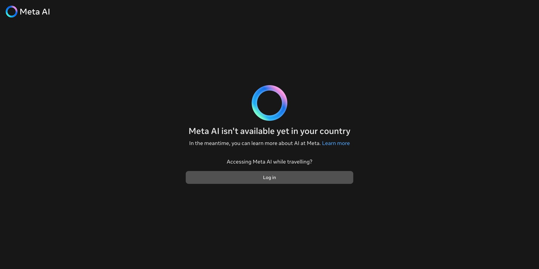 User experience concerns regarding Meta AI accessibility