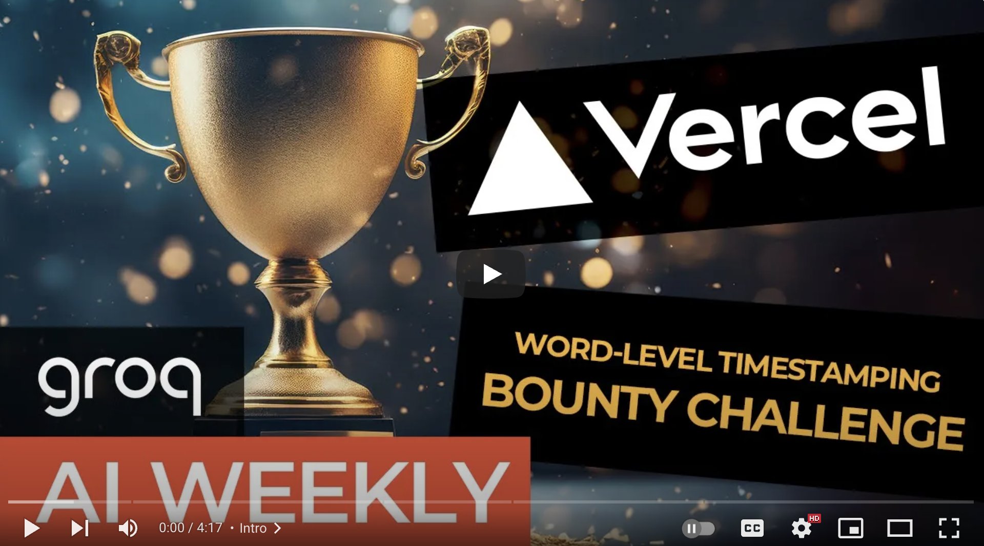 Groq AI Weekly Update: Vercel Integration, GroqCloud Features, Bounty Challenge