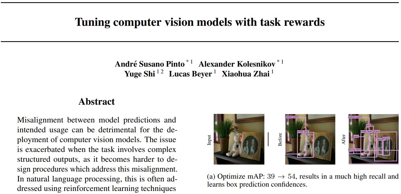 Reinforcement Learning Optimizes Computer Vision Model Performance