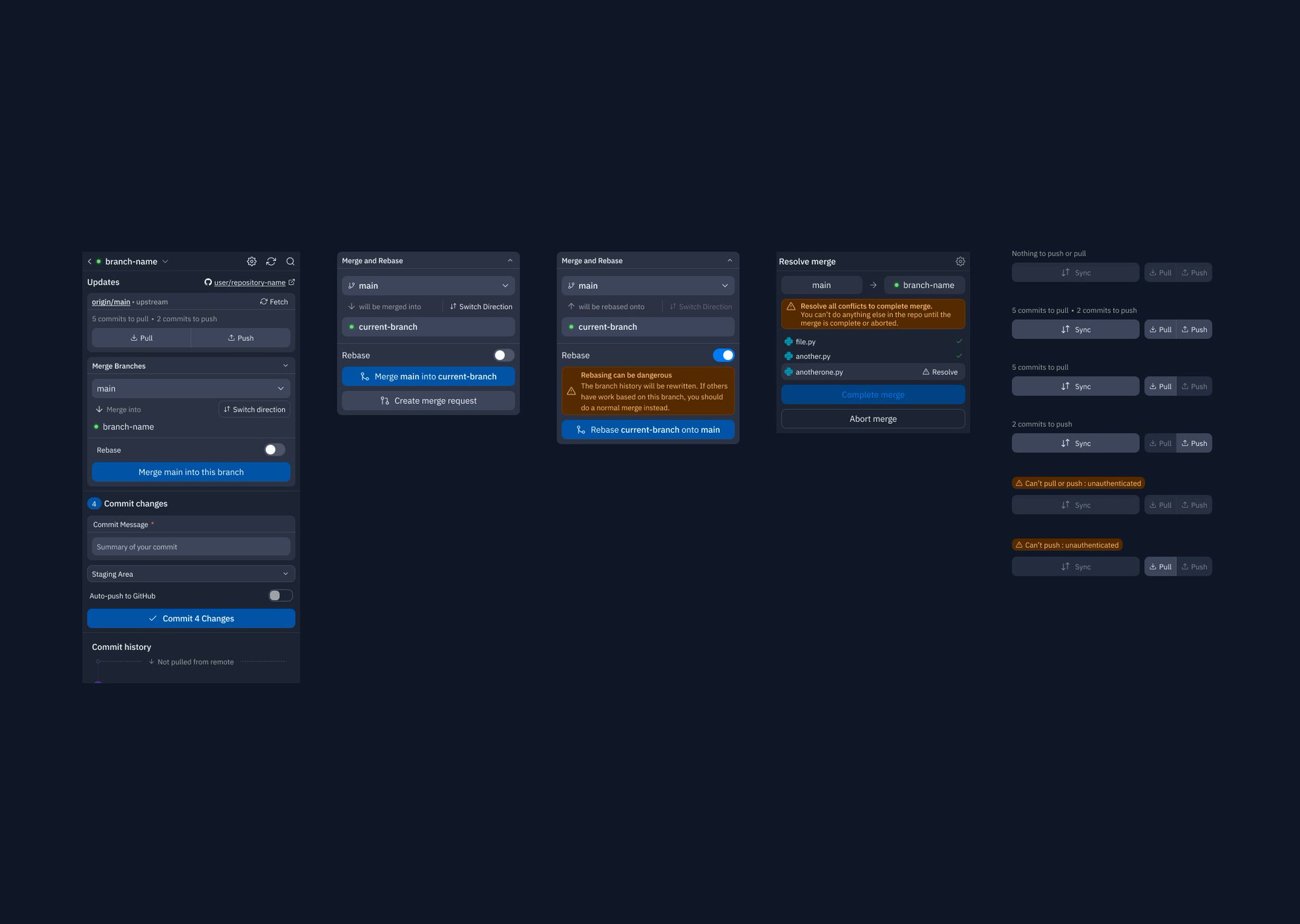 Replit Rebuilds Git Experience with Improved Merge UI