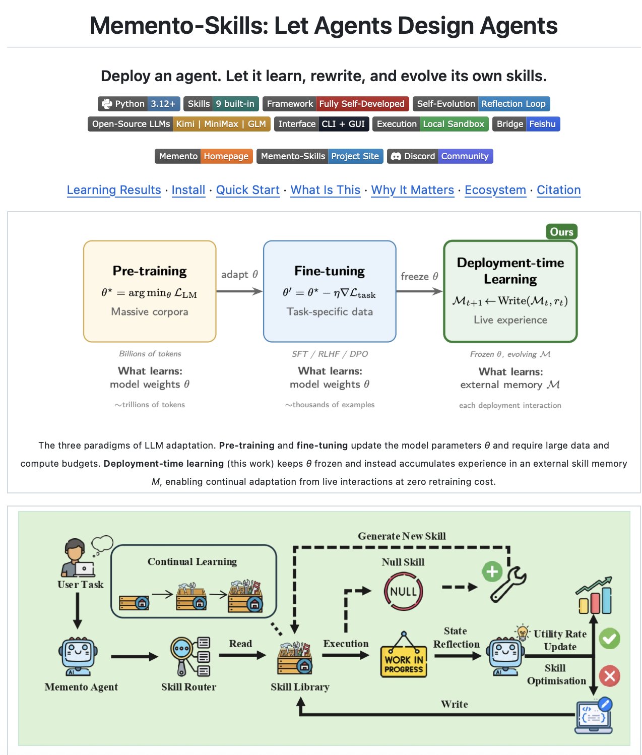 Self-Evolving Agent Framework Learn Failures Rewrite Skills