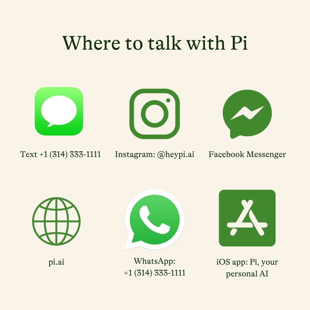Multiple ways to access your personal AI Pi