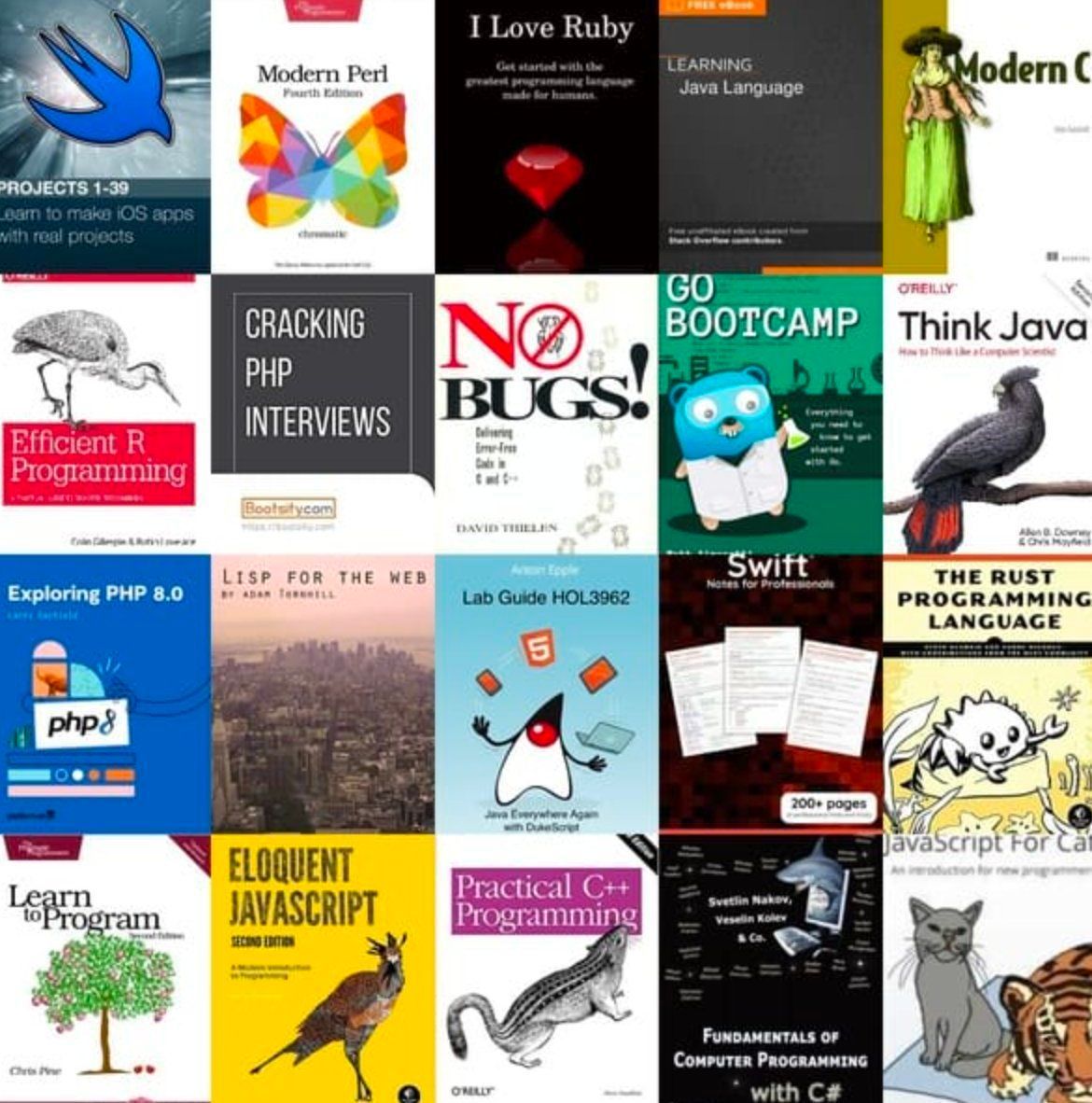 100+ Free eBooks for Data Science and Programming