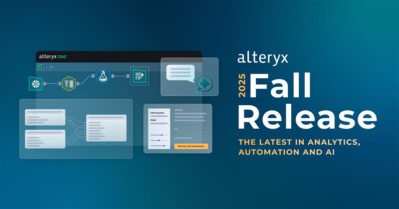 Alteryx One Product Launch: AI-Ready Data Analytics Platform