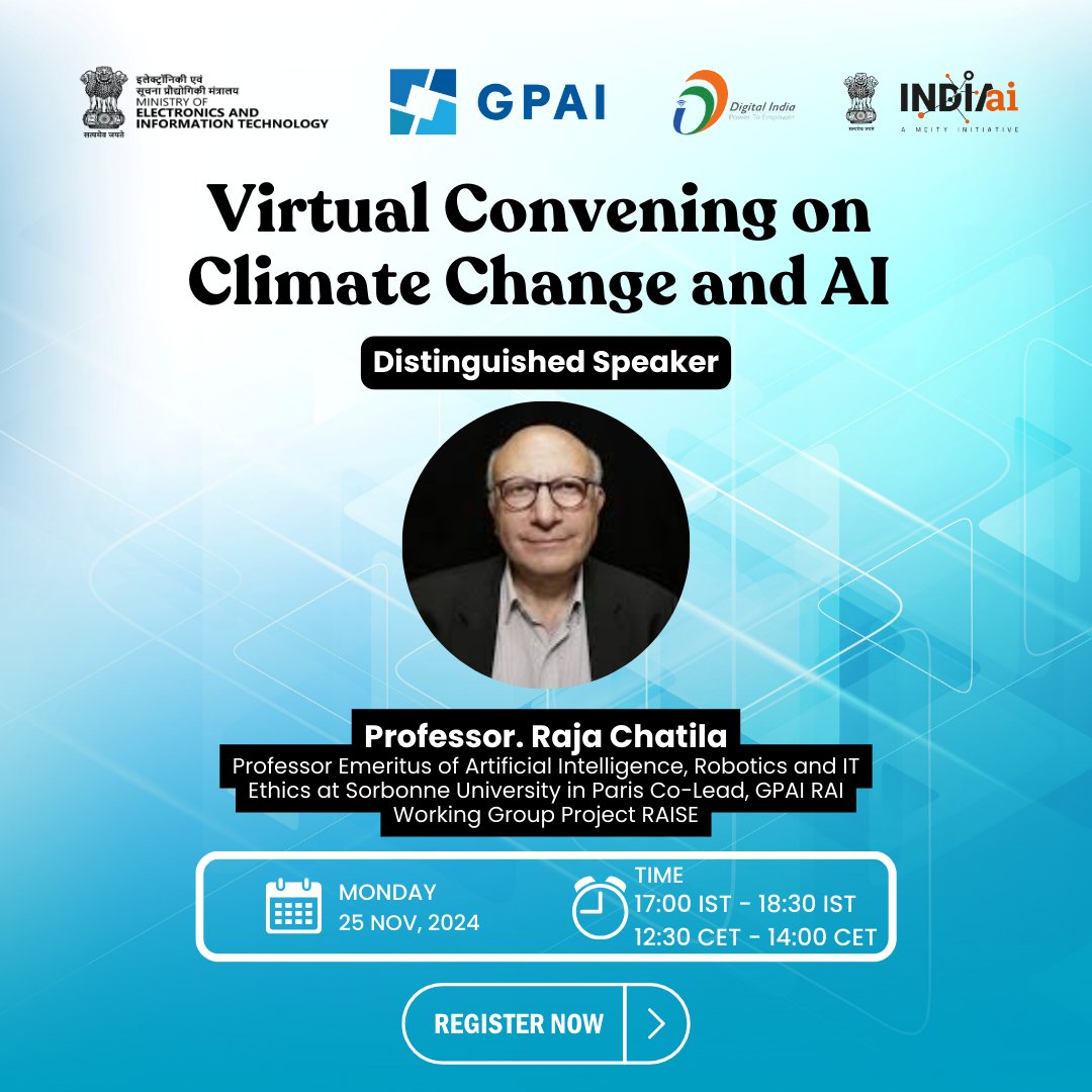 Professor Raja Chatila discusses Climate Change and AI expertise