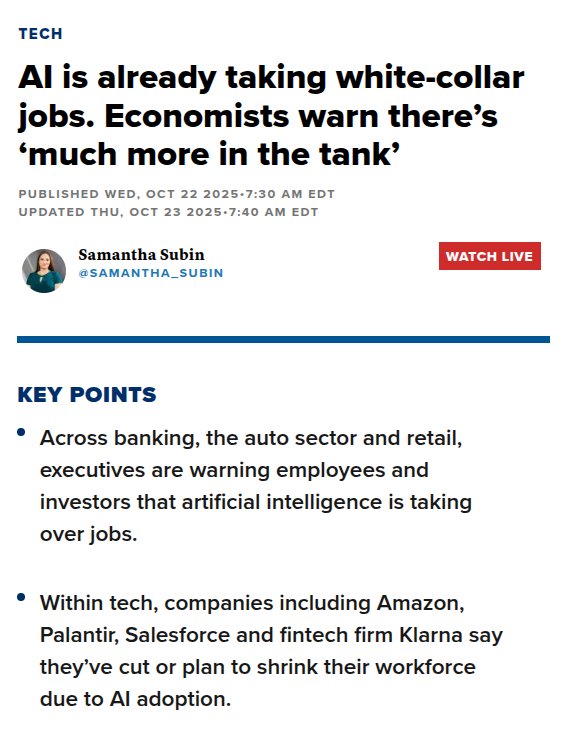 AI Targets High-Value White-Collar Jobs First