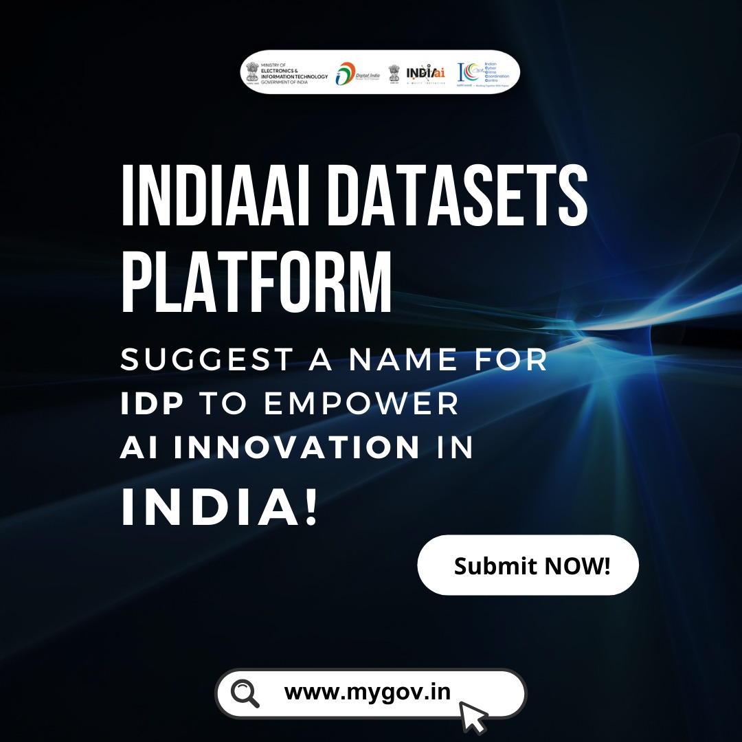 India Launches AI Datasets Platform Naming Contest for Researchers