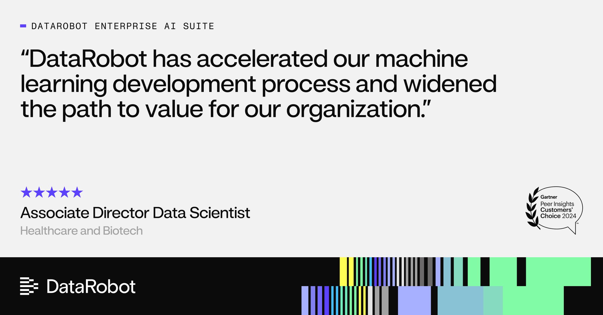DataRobot Named Gartner Peers Choice for AI Innovation