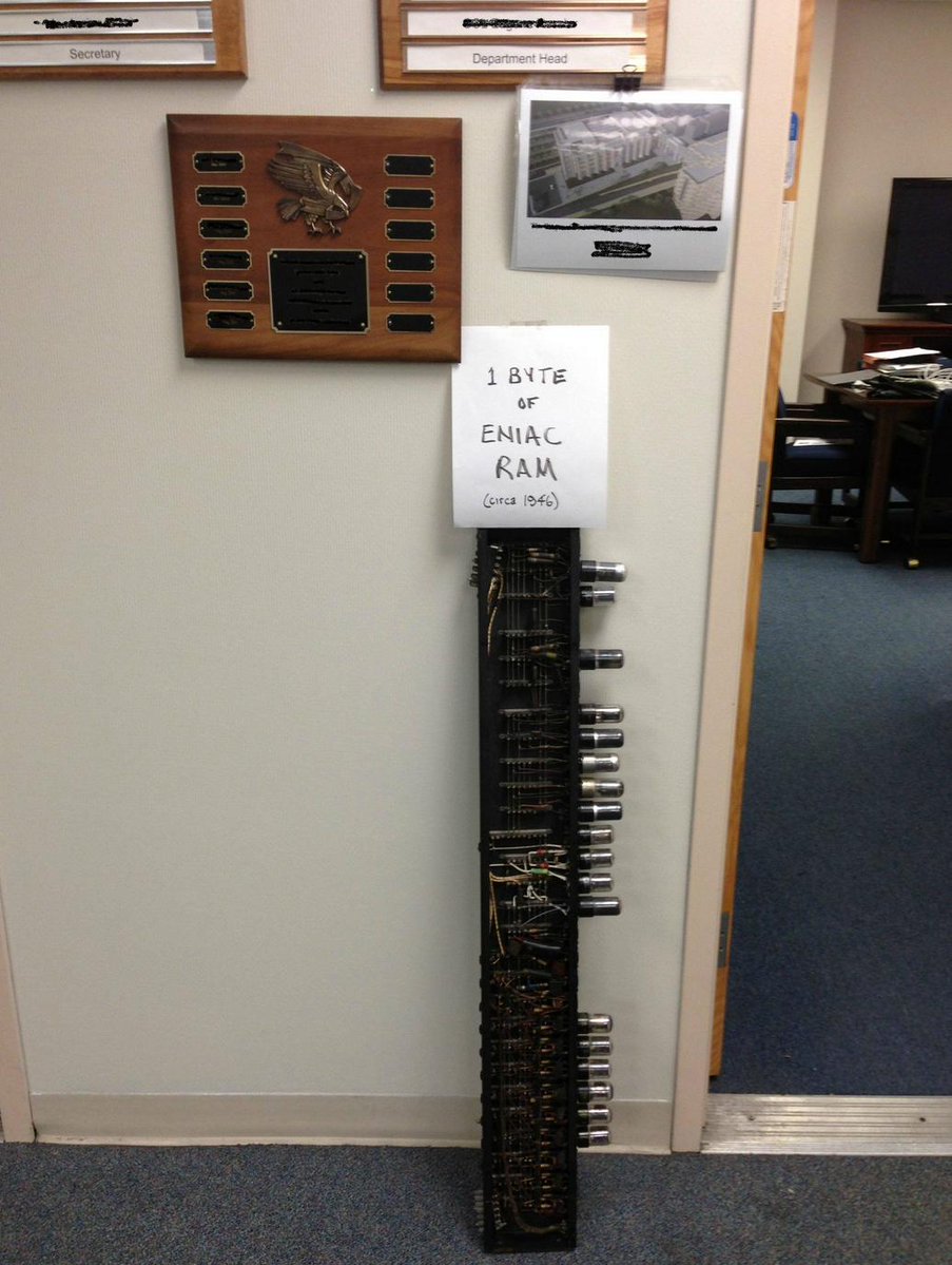 Historic 1946 RAM Byte: Computing Hardware Evolution