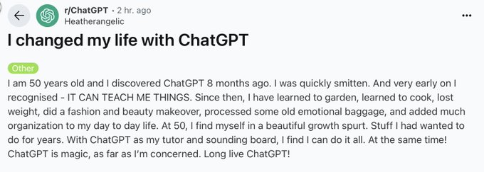 How ChatGPT Empowers Self-Taught Learners at Any Age