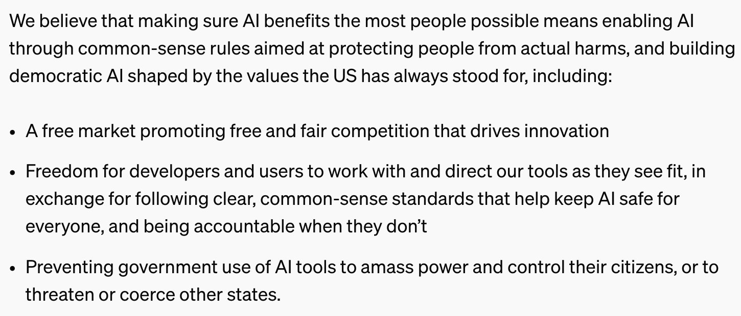 OpenAI releases economic blueprint for US AI policy