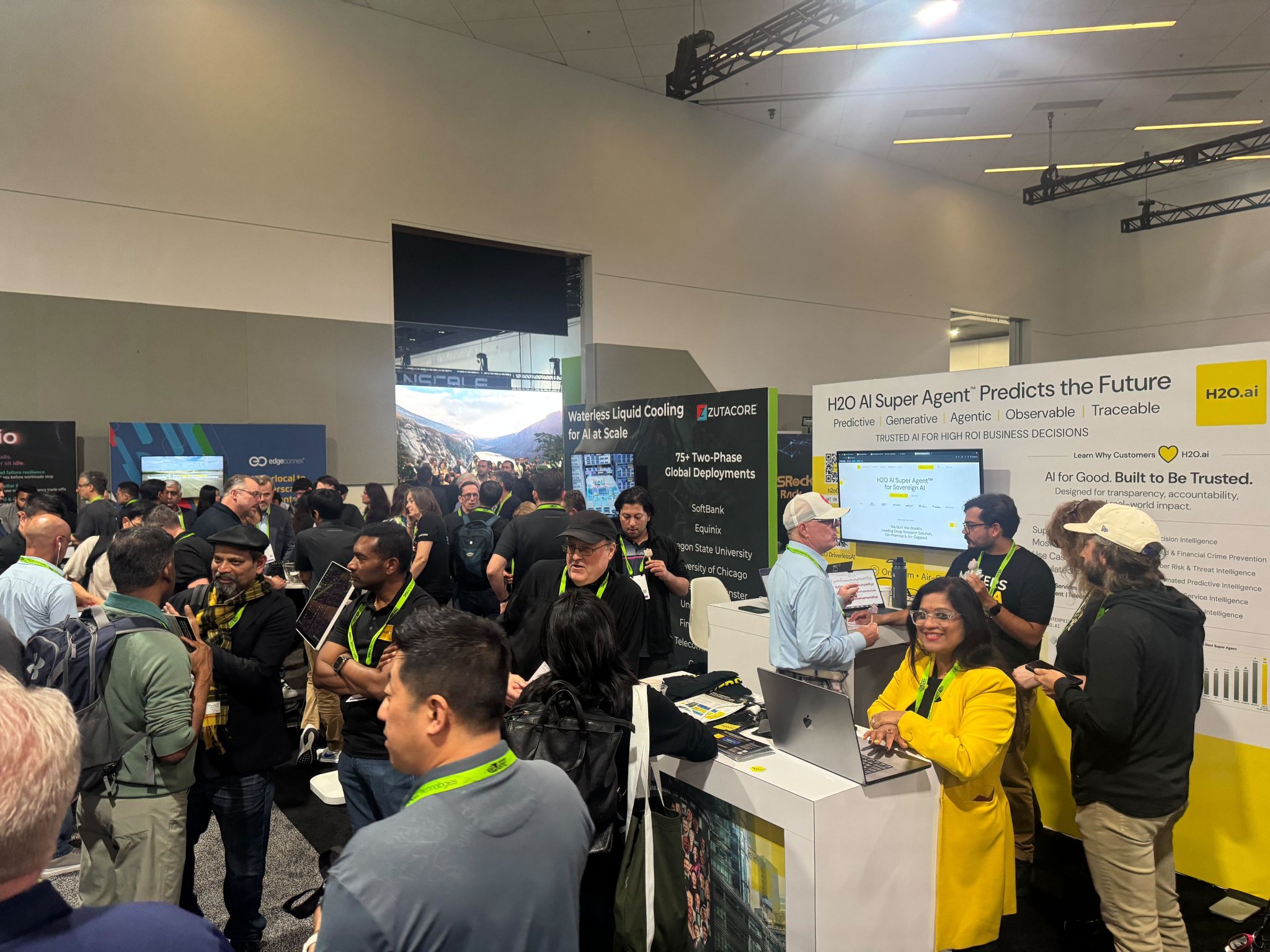 H2O AI Super Agent Booth Success at NVIDIA GTC Conference