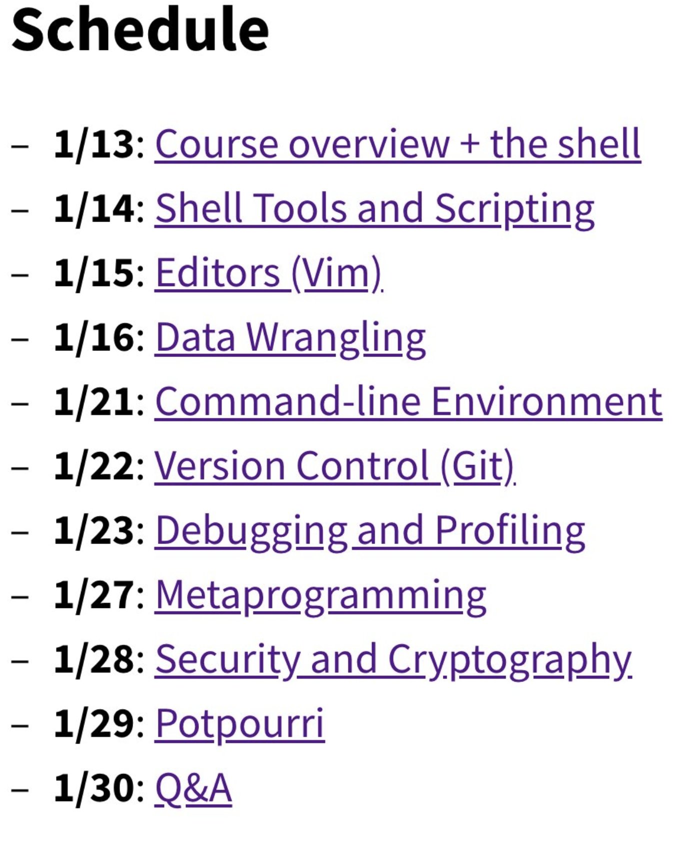 MIT CS Class Teaches Essential Shell Tools and Version Control
