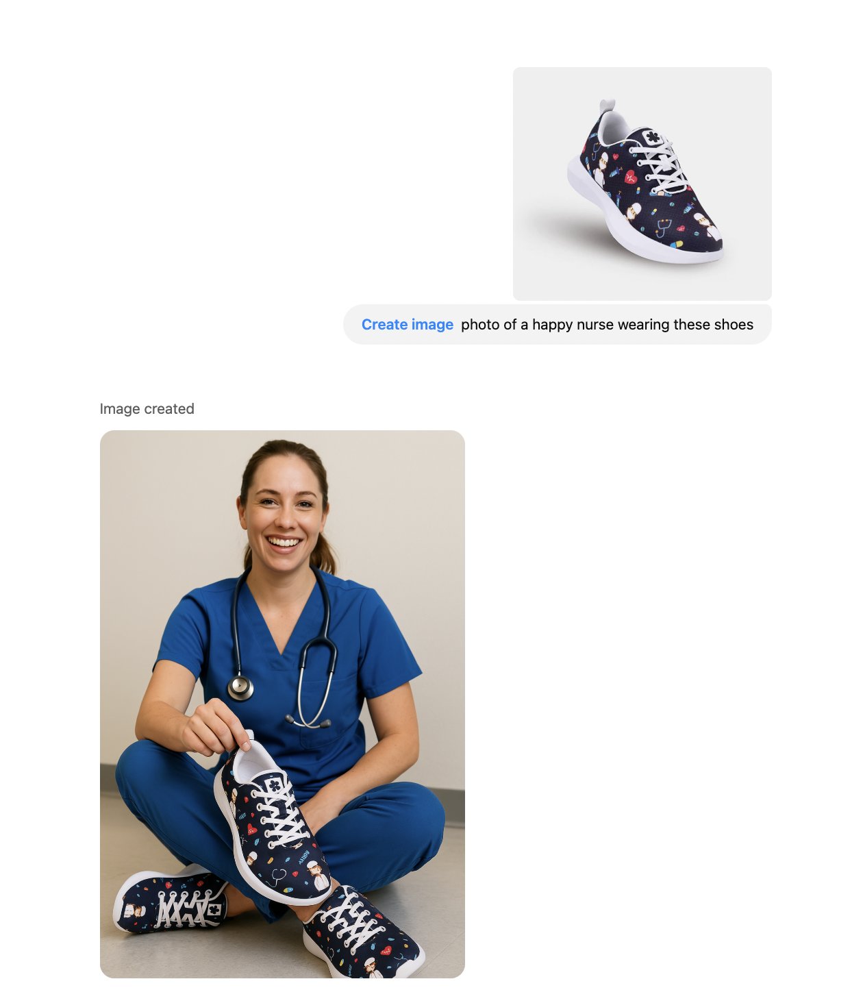 AI Shoe Brand Generates Models Effortlessly