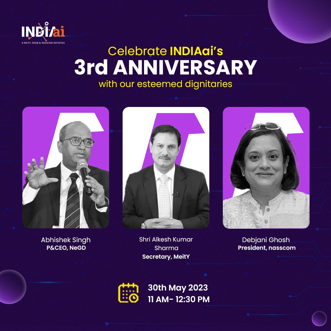 INDIAai 3rd Anniversary Celebrates AI Visionaries and Innovation