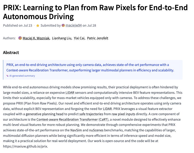 Learning to Plan from Raw Pixels for Autonomous Driving