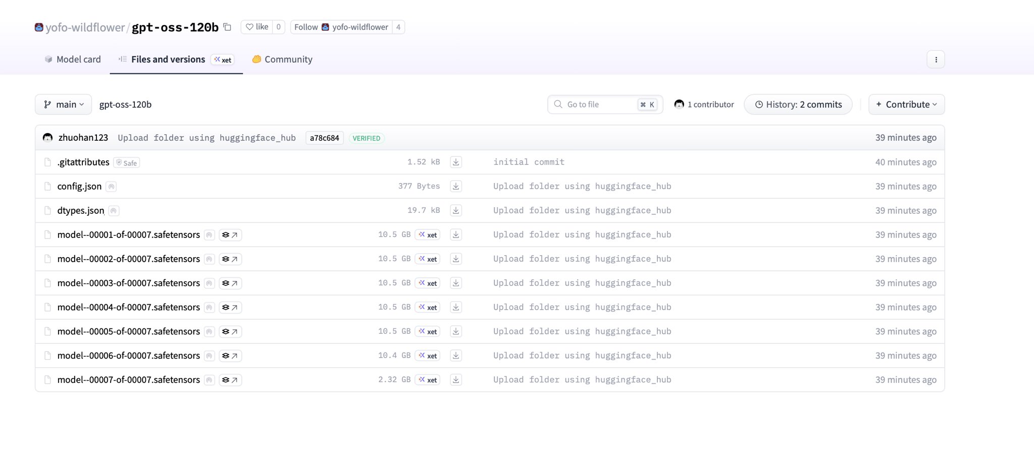 GPT-OSS-120B Release on Huggingface