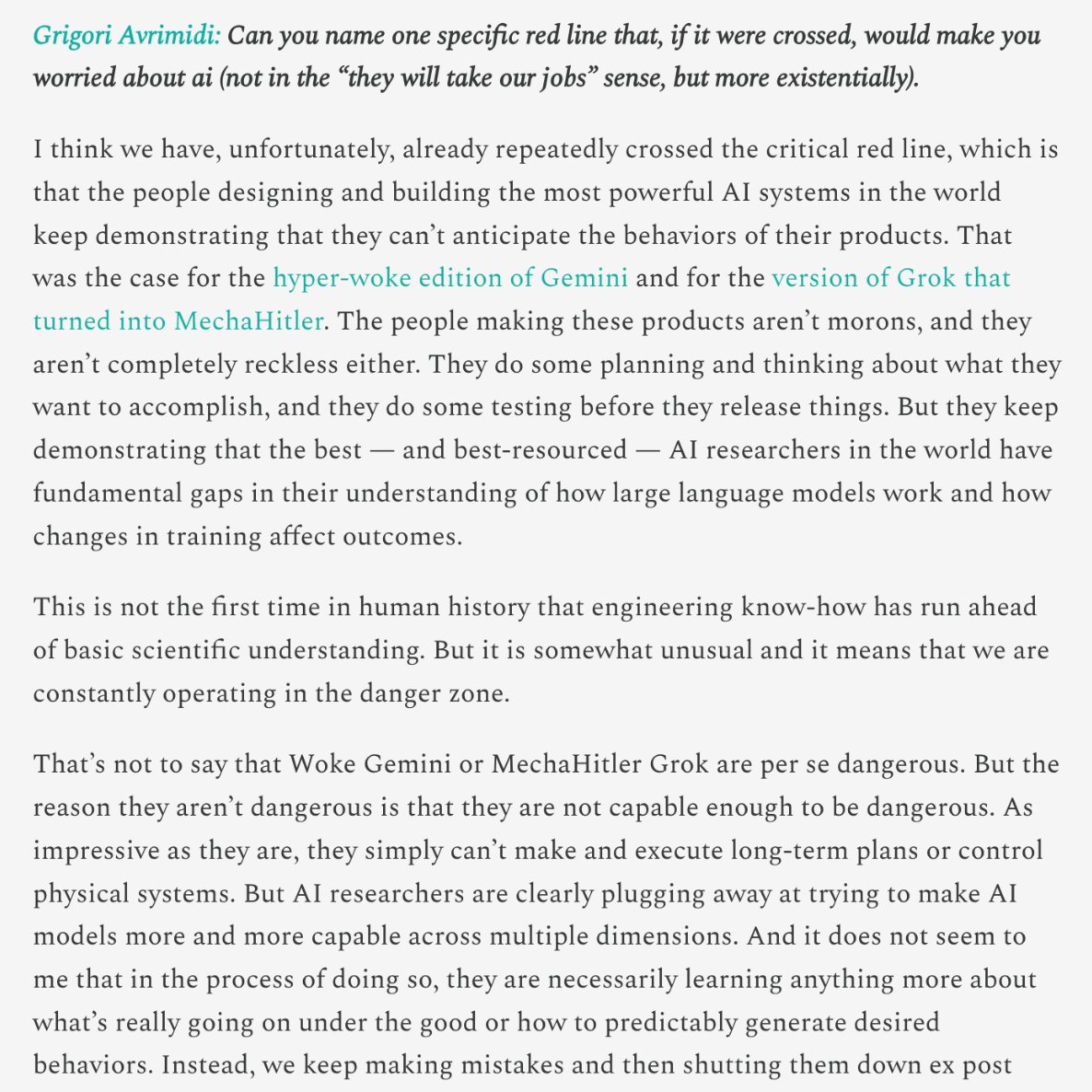 Finding Alternatives to Large Language Models Urgently Needed