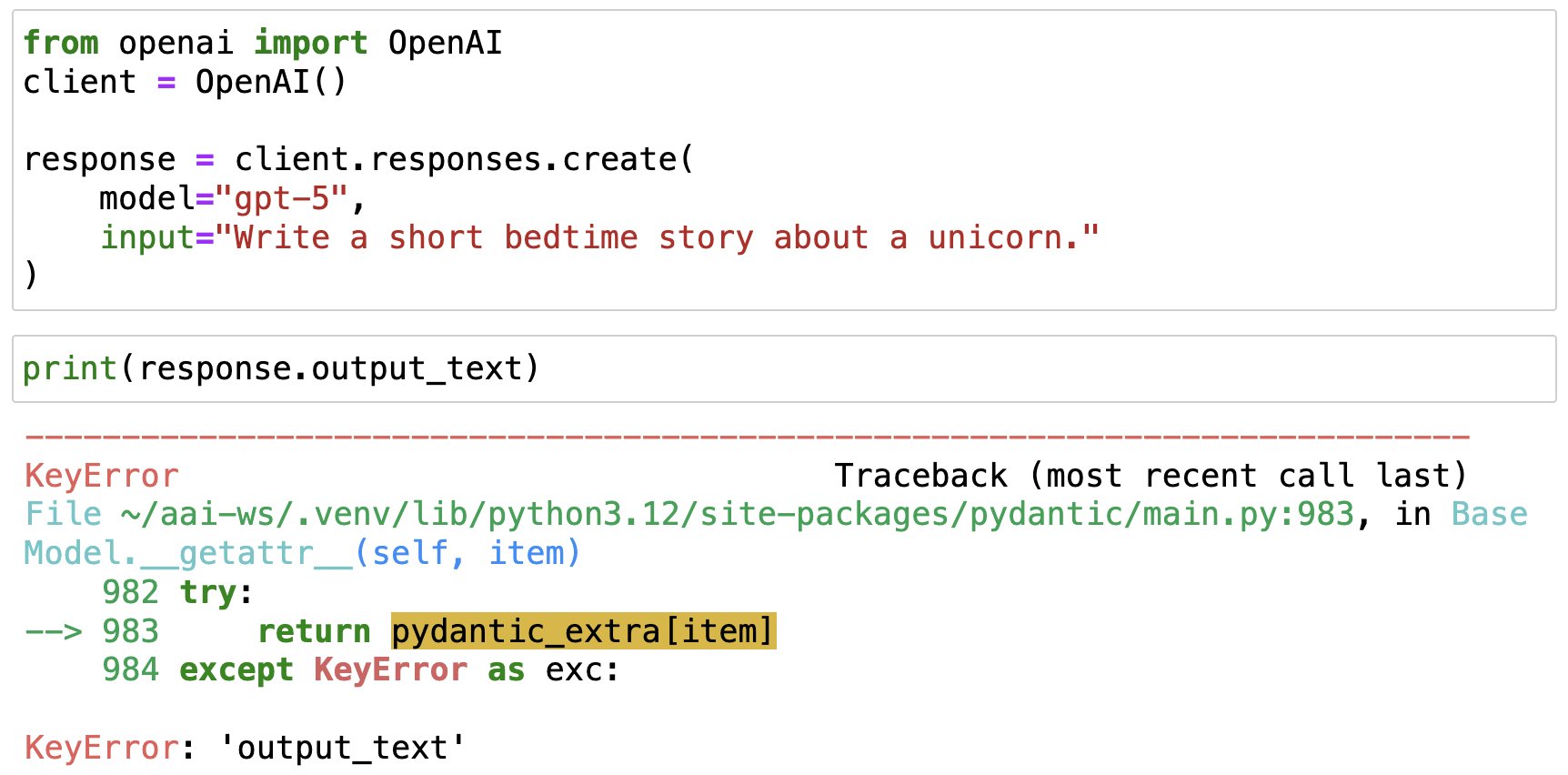 OpenAI GPT-5 Documentation Bug: Missing Integration Testing