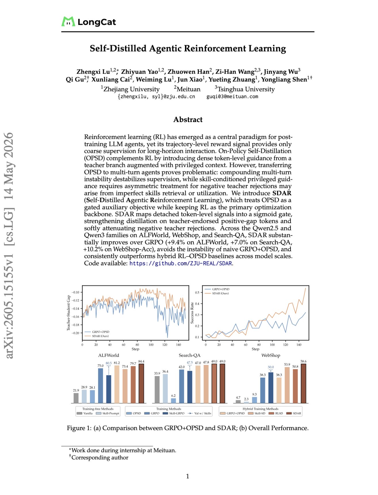 Technical Analysis of Self-Distilled Agentic Reinforcement Learning