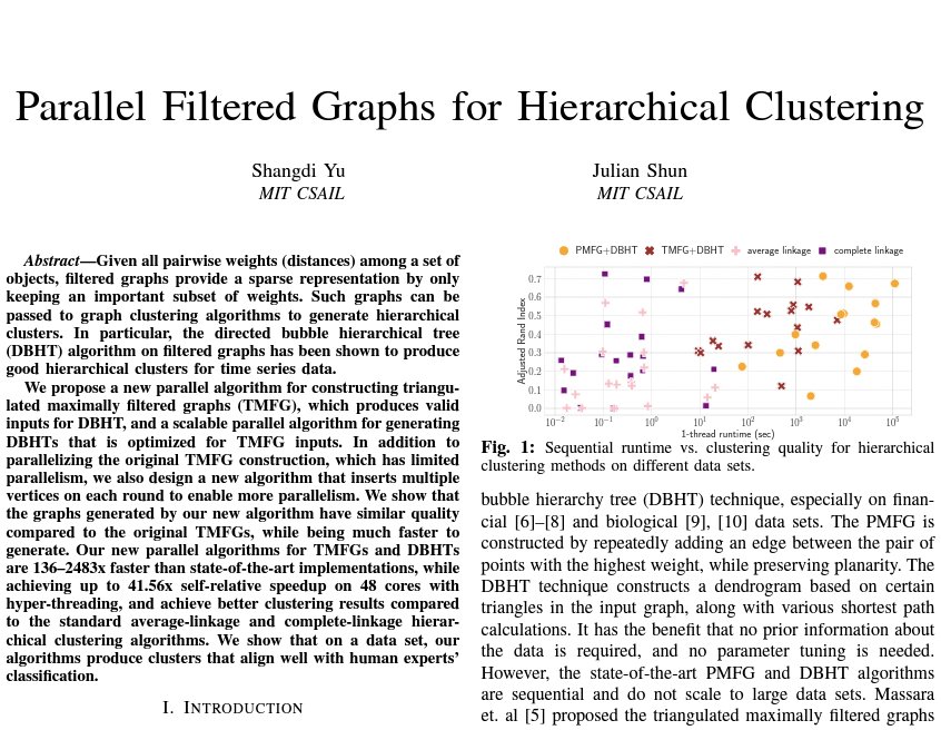 Network filtering algorithm detects hierarchical community structures in data