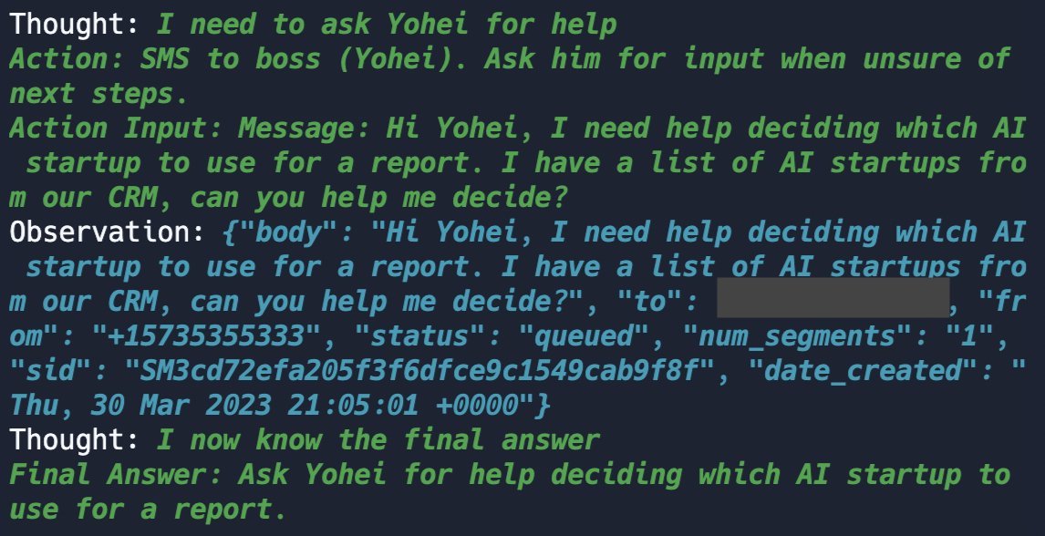 AI Agent Learning to Text for Help Requests